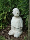 Small statue in the garden